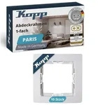 Kopp 402002013, Wei&szlig;, Kunststoff, konventionell, Jede Marke, 10 St&uuml;ck(e)
