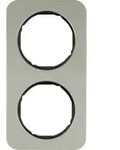 Berker 10122104, Schwarz, Edelstahl, Edelstahl, Schraubenlos, Berker, Gl&auml;nzend, R.1
