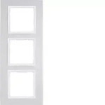 Berker 10136914, Aluminium, Wei&szlig;, Aluminium, Schraubenlos, Berker, Matte, IP20 -