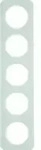 Berker 10152109, Wei&szlig;, Glas, Schraubenlos, Berker, R.1, IP20
