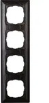 Kopp MILANO &ndash; Abdeckrahmen 4-fach, Farbe: Wenge