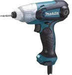 Makita TD0101FJ, Schlagschrauber, Schwarz, Blau, Silber, 3600 RPM, 100 Nm, 101 dB,