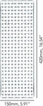 Nachtmann Bossa Nova, Servierteller, Rechteckig, Glas, Transparent, 420 mm, 150...