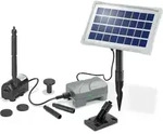 esotec Solar Teichpumpen-Set RIMINI-PLUS 3,5/175 mit Akku Solarbrunnen 101709