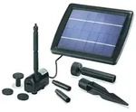 Ecoeerder Solar-Teichpumpe Splash 2W 175 l/h Set