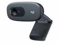 Logitech HD-Webcam C270 Schwarz, USB 2.0