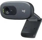 Logitech 960-000584, 3 MP, 1280 x 720 Pixel, 720p, 55&deg;, USB, Grau, Dunkles Grau -