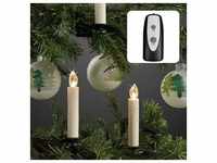 Kerzen LED Weihnachtsbaum 10er Set Deko Weihnachten kabellos Batterie Innen