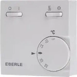 Eberle Raumregler, 5-30 &deg;C, AC 230 V, 1 Wechsler, 10/5 A, Schalter, Heizen, K&uuml;hlen,