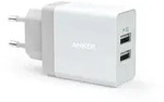 Anker 24W 2-Port USB Wandladeger&auml;t White - Wei&szlig;