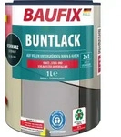 BAUFIX Buntlack schwarz seidenmatt, 1 Liter, Lackfarbe - Schwarz