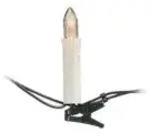 LED Baumkette, Topbirnen, 20 warm wei&szlig;e Dioden, 230V, Innen, gr&uuml;nes Kabel