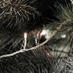 Konstsmide - Micro LED Lichterkette, 80 warm wei&szlig;e Dioden, 24V Au&szlig;entrafo, wei&szlig;es