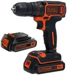 Black & Decker BDCDC18 Bohrmaschine 650 RPM Schwarz Orange - Orange