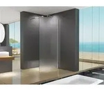 BuyLando LiLy 100x200cm Walk in Duschwand Duschabtrennung Satiniert