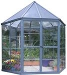 Palram - Canopia Aluminium Gew&auml;chshaus Oasis Grau &Oslash; 245x267 cm
