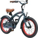 BIKESTAR Kinder Fahrrad ab 4 Jahre | 16 Zoll Cruiser Kinderrad | Blau - Blau