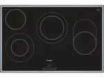 Bosch Serie 4 PKH845BB1D, Schwarz, Integriert, Keramik, Glaskeramik, 4 Zone(n), 4