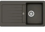 Schock Einbausp&uuml;le Typos D-100 A Asphalt - Auflagesp&uuml;le - Grau