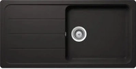 Schock Einbausp&uuml;le Fomhaus D-100L U Nero - Unterbausp&uuml;le - Schwarz