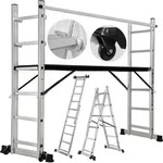 Craftfull Leiterger&uuml;st CF-103A | 4in1 Multiger&uuml;st aus Aluminium - Multifunktion -