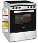 Exquisit Induktions-Standherd EHI 60-3.1 Inox | Energieeffizienzklasse A | 64,3 l