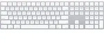 Apple Magic Keyboard Tastatur silber Nummernblock (DE) - Wei&szlig;
