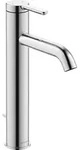 Duravit Einhebel-Waschtischmischer L C.1 mit Zugstangen-Ablaufgarnitur chrom - Silber