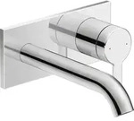 Einhebel-Waschtischmischer C.1 Unterputz, Ausladung 174mm chrom chrom - Silber