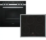 Siemens Herd-Set EQ521IB00, Backwagen, Induktion - Silber