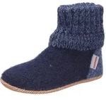 Giesswein M&auml;dchen und Jungen Hausschuhe blau Gr&ouml;&szlig;e EUR 24 - Blau - 24