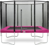 Salta 590P, Salta Combo Trampolin - 305x214cm - Rechteckig Pink Rosa