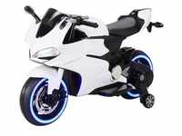 Actionbikes Motors Motorrad 1299SS Weiß - Kinder Elektromotorrad mit...