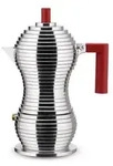 Alessi Pulcina,Espresso Coffee Maker (Art.-Nr. MDL02/3 R, EAN 8003299388073) - Silber