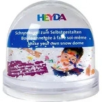 HEYDA 20-48 884 00, Spezifisches Weihnachtsornament, Acryl, Transparent, Wei&szlig;,