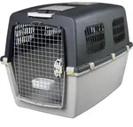 Kerbl 84587, Fester Transportbox, Haustiertransportbox zum Fliegen, Hund, 50 kg,