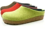 Haflinger Damen Hausschuh Pantoffel Wolle Grizzly Kris 711056-0, Gr&ouml;&szlig;e:37 EU,