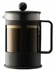 Bodum Kenya, 0,5 l, Schwarz, 4 Tassen, Glas, Glas - Schwarz