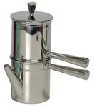 Ilsa Napoletana Kaffeemaschine, Edelstahl, Silber, f&uuml;r 6 Tassen - Silber