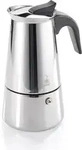 Espressokocher, EMILIO, 6 Tassen - Silber