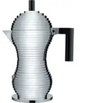Alessi Pulcina,Espresso Coffee Maker (Art.-Nr. MDL02/6 B, EAN 8003299388097) - Silber