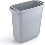 DURABLE Abfallbeh&auml;lter DURABIN&reg; 60L rechteckig, 1800496050 grau - Grau