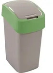 Curver kosz na śmieci flip bin 10l /zielony - Grau/Gr&uuml;n