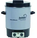 KOCHSTAR Einkochautomat WarmMaster S mit Uhr 27 Liter &Oslash;35cm steingrau/wei&szlig; -