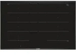Bosch Serie 8 PXY875DW4E, Schwarz, Integriert, 82 cm, Zonen-Induktionskochfeld,