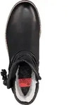 Rieker Damen Stiefelette Boot Warmfutter Raffung Kordel 94689-00, Gr&ouml;&szlig;e:39 EU,