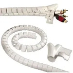 Hama Cable Bundle Tube Easy Cover, 1.5 m, 30 mm, white, 281 g, 290 mm, 300 mm,...