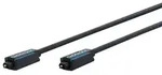 ClickTronic 0.5m Toslink Opto-Set, TOSLINK, TOSLINK, Gold - Blau