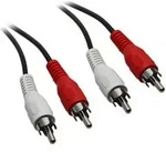 Goobay Stereo Verbindungskabel 2x Cinch, 2x Cinch-Stecker (Audio links/rechts) > 2x