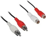 Goobay Stereo Verl&auml;ngerungskabel 2x Cinch, 2x Cinch-Stecker (Audio...